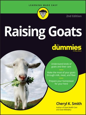 cover image of Raising Goats For Dummies
